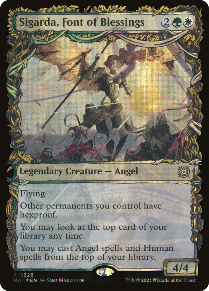 Magic: The Gathering - Sigarda, Font of Blessings Foil - March of the Machine: The Aftermath