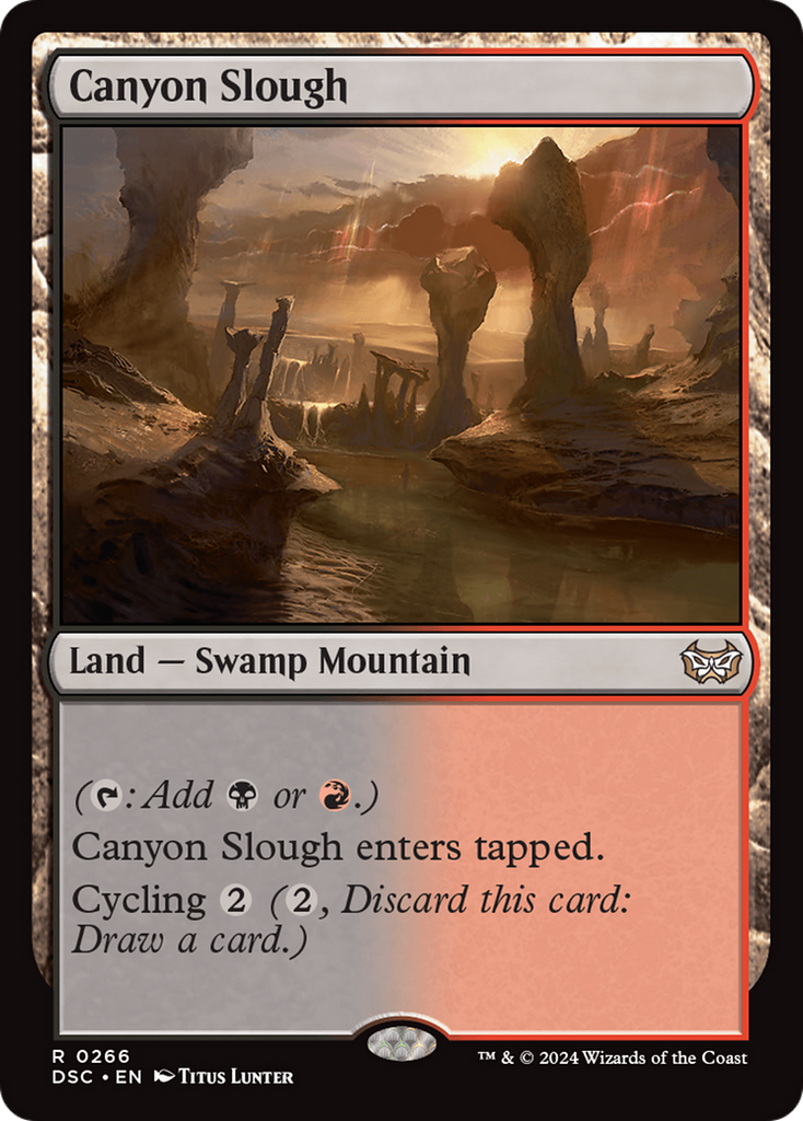 Magic: The Gathering - Canyon Slough - Duskmourn: House of Horror Commander