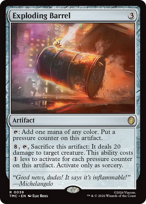 Magic: The Gathering - Exploding Barrel - Teenage Mutant Ninja Turtles Eternal