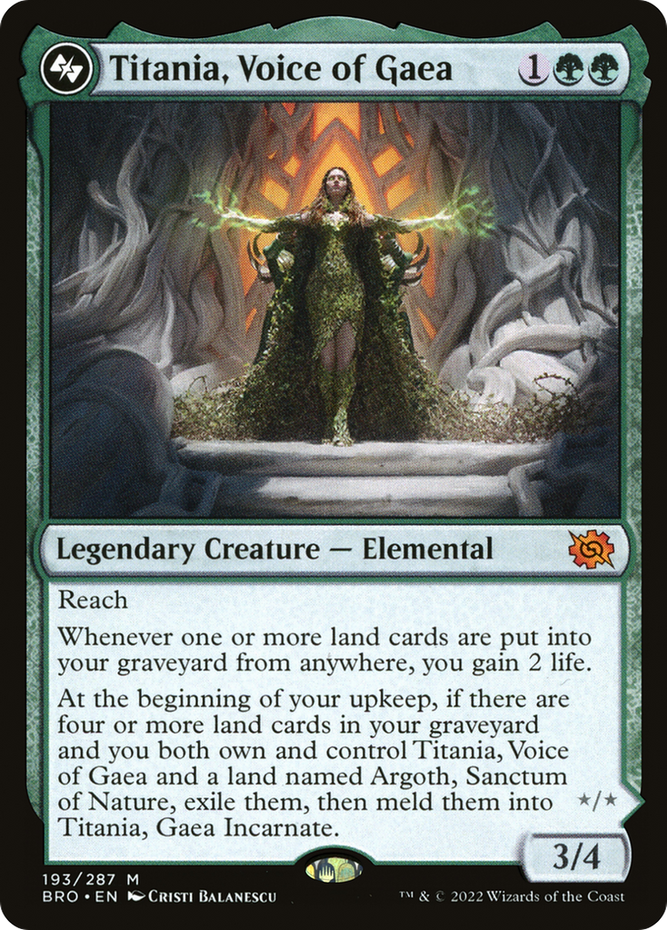 Magic: The Gathering - Titania, Voice of Gaea - The Brothers' War