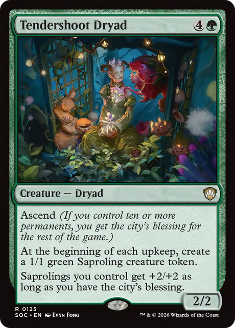 Magic: The Gathering - Tendershoot Dryad - Secrets of Strixhaven Commander