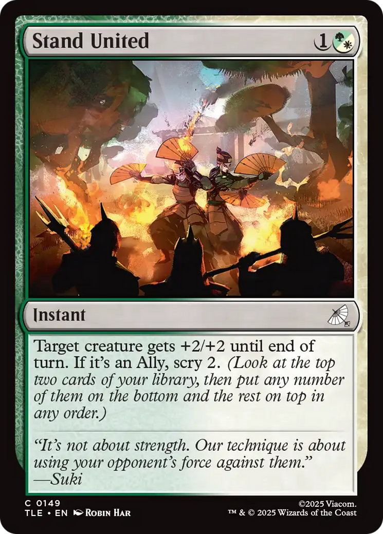 Magic: The Gathering - Stand United - Avatar: The Last Airbender Eternal
