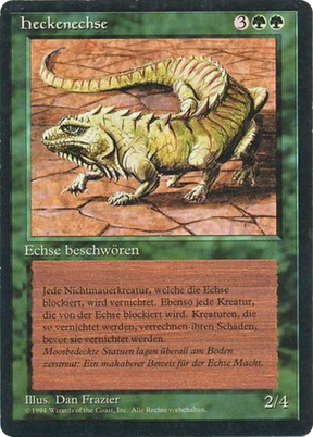 Magic: The Gathering - Buschbasilisk - Foreign Black Border