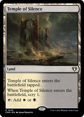 Magic: The Gathering - Temple of Silence - Commander Masters
