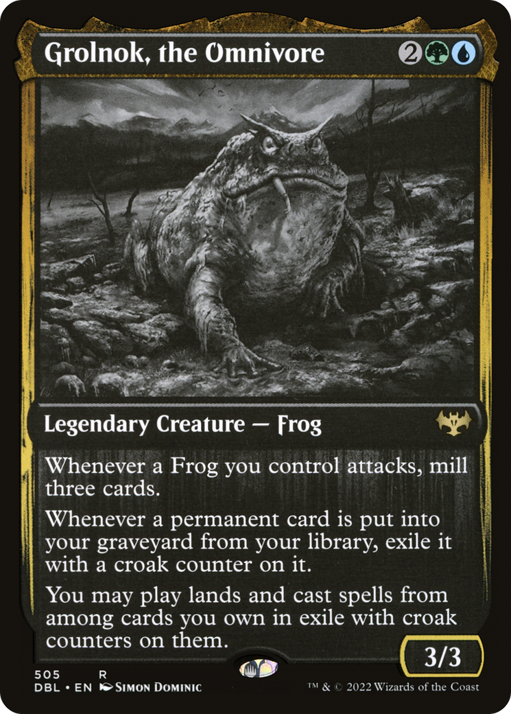 Magic: The Gathering - Grolnok, the Omnivore Foil - Innistrad: Double Feature