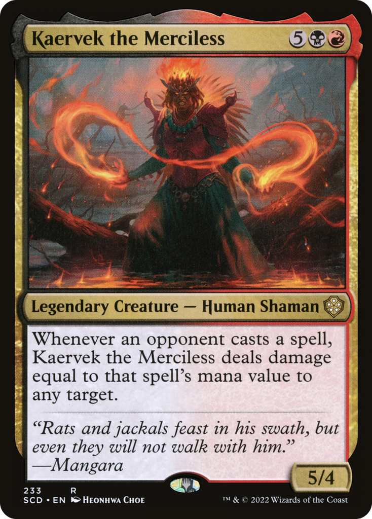 Magic: The Gathering - Kaervek the Merciless - Starter Commander Decks