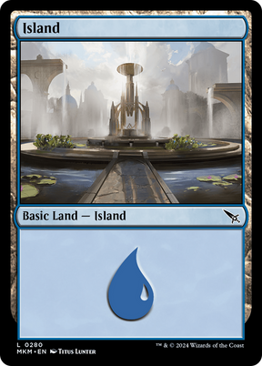 Magic: The Gathering - Island #280 Foil - Murders at Karlov Manor