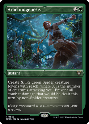 Magic: The Gathering - Arachnogenesis Foil - Commander Masters