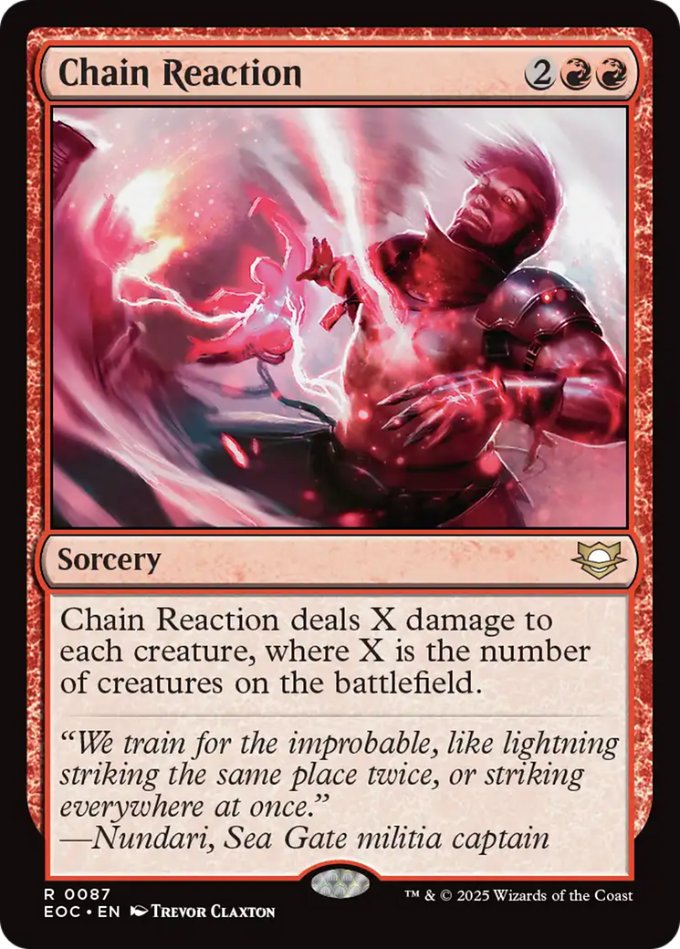 Magic: The Gathering - Chain Reaction - Edge of Eternities Commander