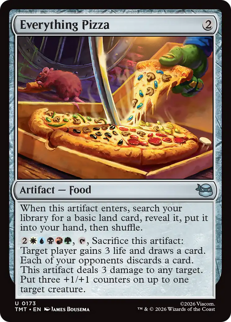 Magic: The Gathering - Everything Pizza - Teenage Mutant Ninja Turtles