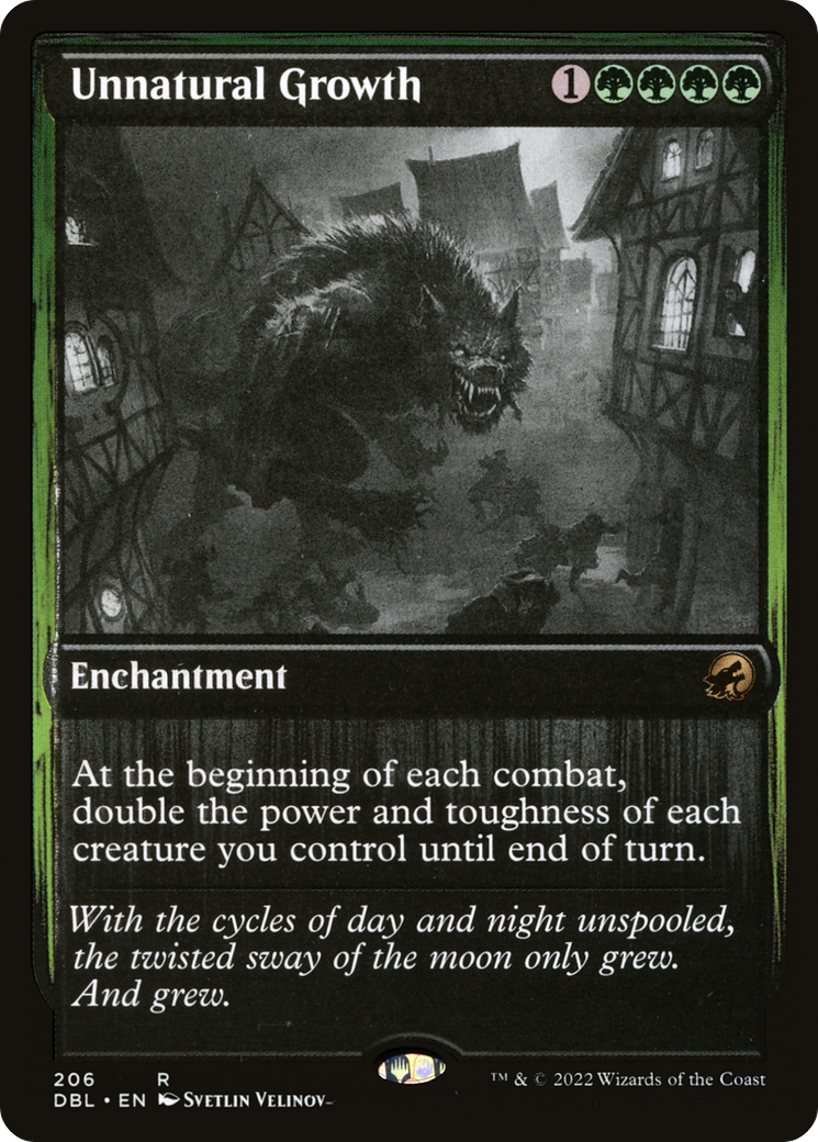 Magic: The Gathering - Unnatural Growth Foil - Innistrad: Double Feature