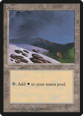 Magic: The Gathering - Plains - Ice Age