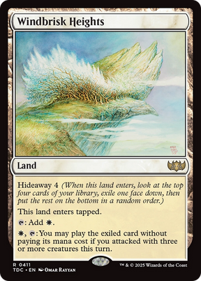 Magic: The Gathering - Windbrisk Heights - Tarkir: Dragonstorm Commander