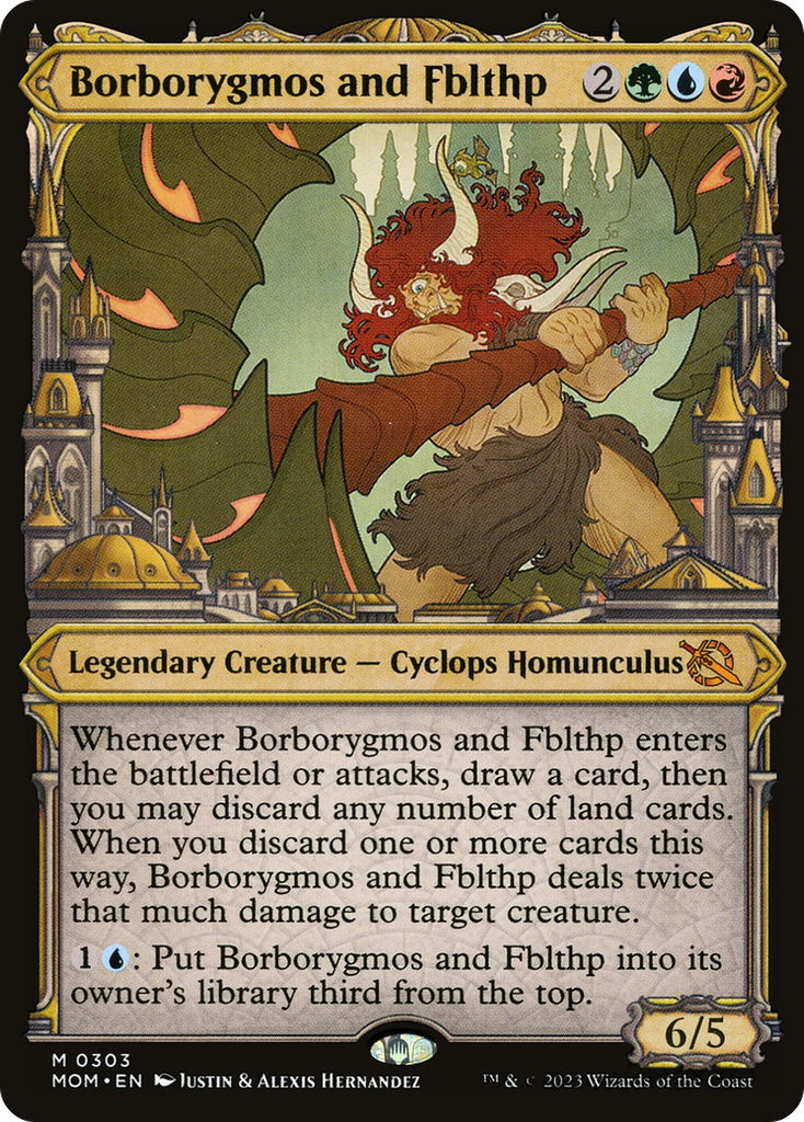 Magic: The Gathering - Borborygmos and Fblthp Foil - March of the Machine