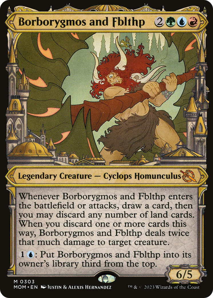 Magic: The Gathering - Borborygmos and Fblthp - March of the Machine