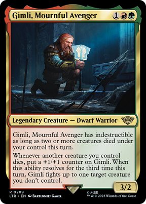 Magic: The Gathering - Gimli, Mournful Avenger - The Lord of the Rings: Tales of Middle-earth