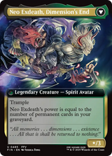Magic: The Gathering - Exdeath, Void Warlock // Neo Exdeath, Dimension's End Foil - Final Fantasy