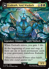 Magic: The Gathering - Exdeath, Void Warlock // Neo Exdeath, Dimension's End Foil - Final Fantasy
