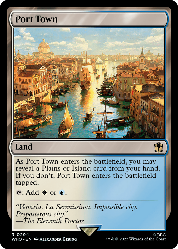 Magic: The Gathering - Port Town - Doctor Who