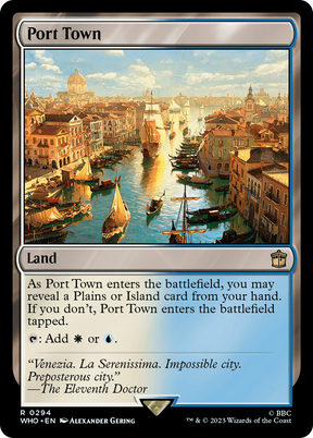Magic: The Gathering - Port Town Foil - Doctor Who