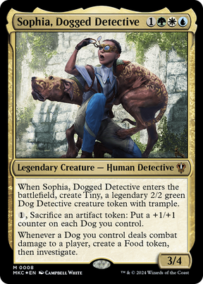 Magic: The Gathering - Sophia, Dogged Detective Foil - Murders at Karlov Manor Commander