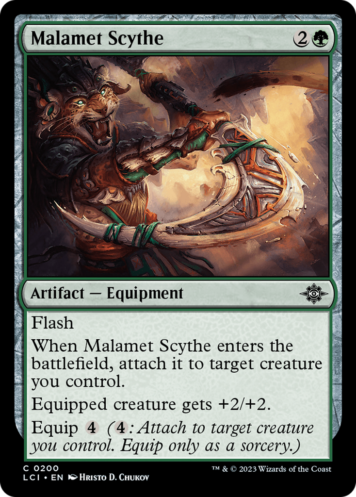 Magic: The Gathering - Malamet Scythe Foil - The Lost Caverns of Ixalan