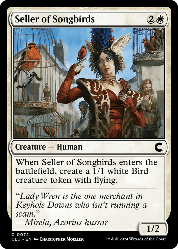 Magic: The Gathering - Seller of Songbirds - Ravnica: Clue Edition