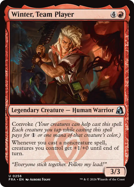 Magic: The Gathering - Winter, Team Player Foil - Reality Fracture