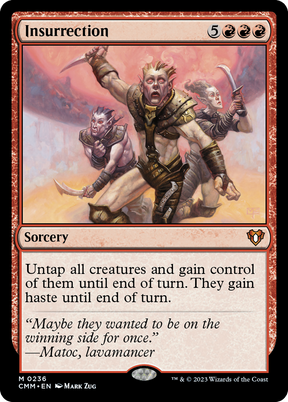 Magic: The Gathering - Insurrection Foil - Commander Masters