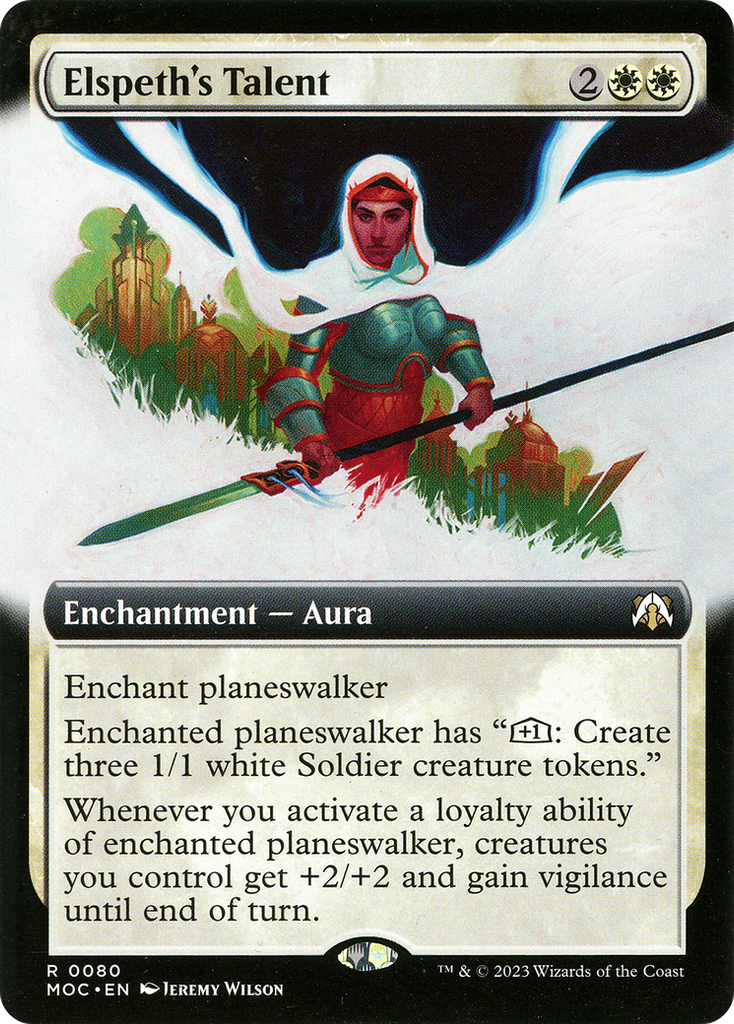 Magic: The Gathering - Elspeth's Talent Foil - March of the Machine Commander