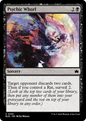 Magic: The Gathering - Psychic Whorl Foil - Bloomburrow