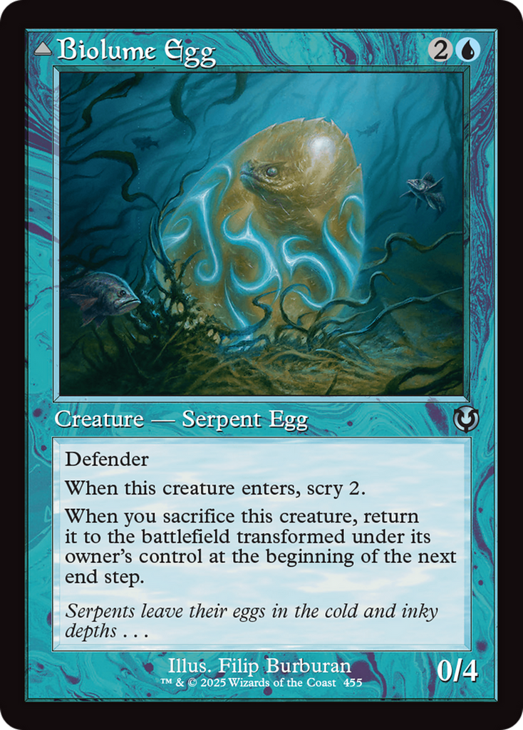 Magic: The Gathering - Biolume Egg // Biolume Serpent - Innistrad Remastered