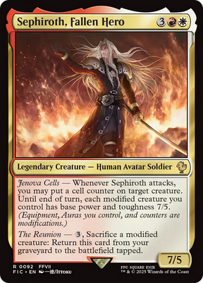 Magic: The Gathering - Sephiroth, Fallen Hero - Final Fantasy Commander