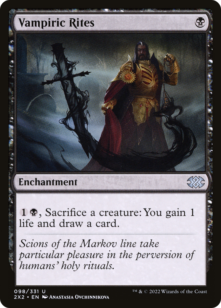 Magic: The Gathering - Vampiric Rites - Double Masters 2022