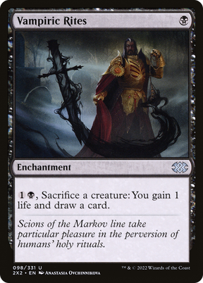 Magic: The Gathering - Vampiric Rites Foil - Double Masters 2022