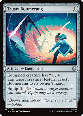 Magic: The Gathering - Trusty Boomerang Foil - Avatar: The Last Airbender