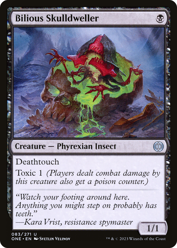 Magic: The Gathering - Bilious Skulldweller Foil - Phyrexia: All Will Be One