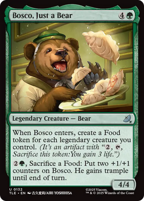 Magic: The Gathering - Bosco, Just a Bear - Avatar: The Last Airbender Eternal