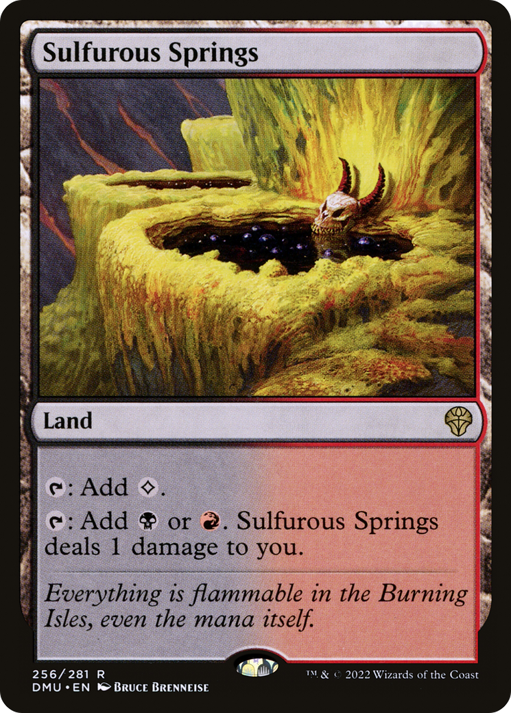 Magic: The Gathering - Sulfurous Springs Foil - Dominaria United