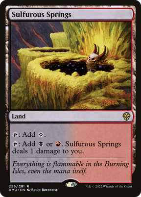 Magic: The Gathering - Sulfurous Springs Foil - Dominaria United
