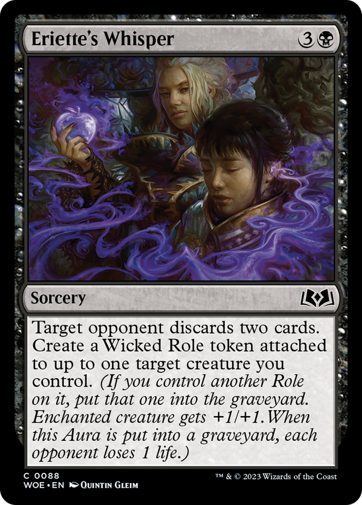 Magic: The Gathering - Eriette's Whisper Foil - Wilds of Eldraine