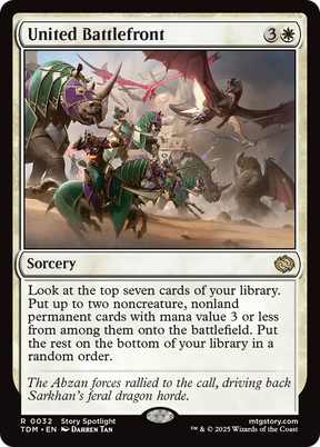 Magic: The Gathering - United Battlefront Foil - Tarkir: Dragonstorm
