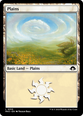 Magic: The Gathering - Plains #310 Foil - Modern Horizons 3