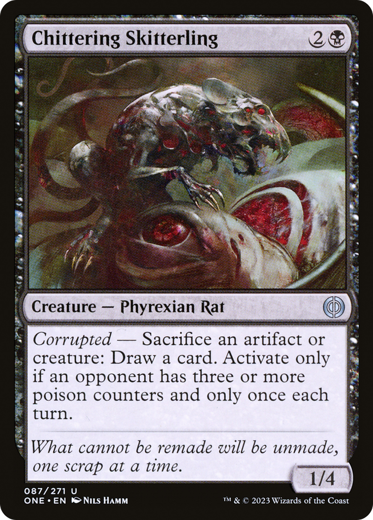 Magic: The Gathering - Chittering Skitterling - Phyrexia: All Will Be One
