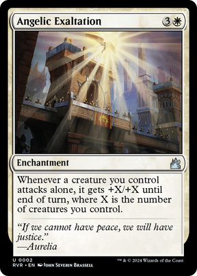 Magic: The Gathering - Angelic Exaltation Foil - Ravnica Remastered