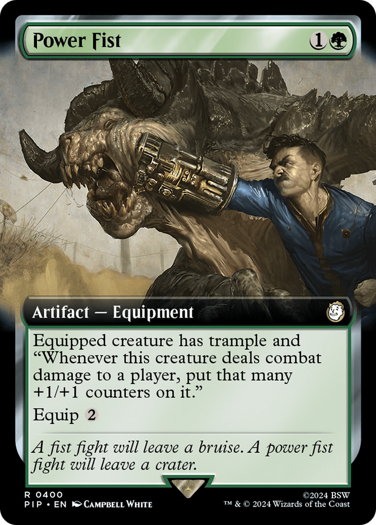 Magic: The Gathering - Power Fist Foil - Fallout