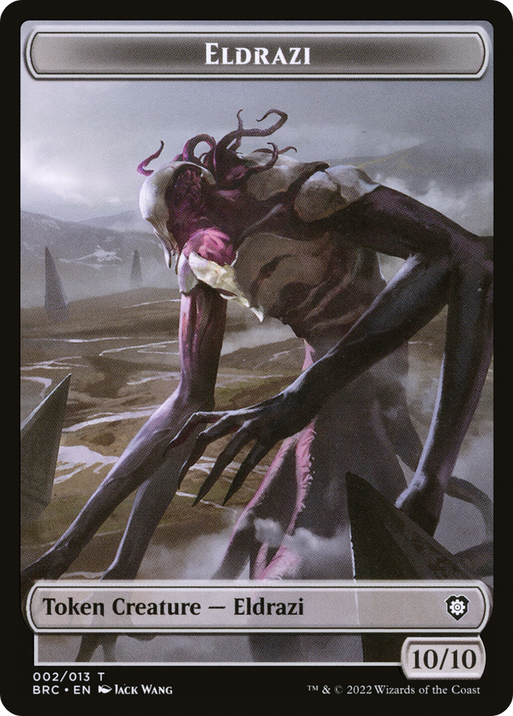 Magic: The Gathering - Eldrazi Token - The Brothers' War Commander Tokens