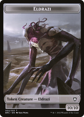 Magic: The Gathering - Eldrazi Token - The Brothers' War Commander Tokens
