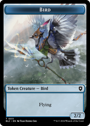 Magic: The Gathering - Bird Token - Bloomburrow Commander Tokens