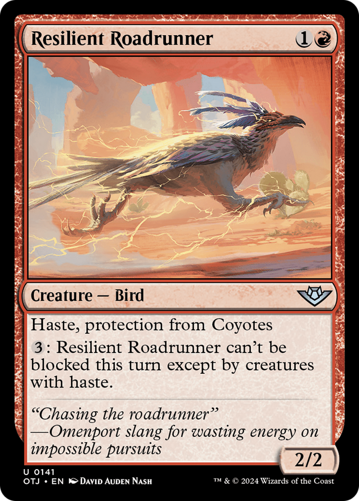 Magic: The Gathering - Resilient Roadrunner - Outlaws of Thunder Junction